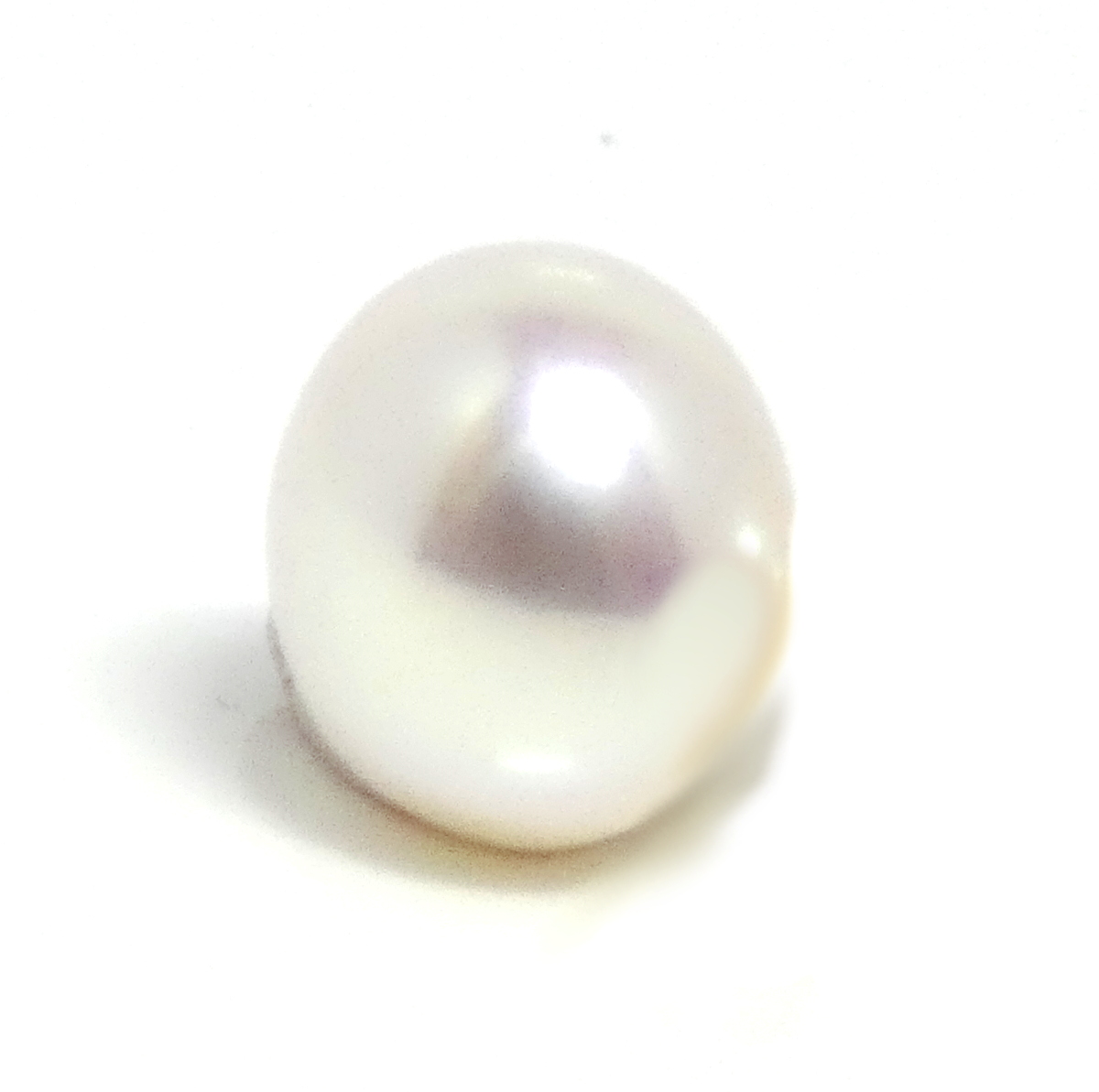 White 10-11mm Drop Undrilled Pearl